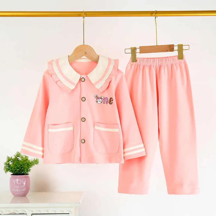 طقم بيجامات قطنية برسوم كرتونية للأطفالCartoon Cotton Pajamas Set for Kids