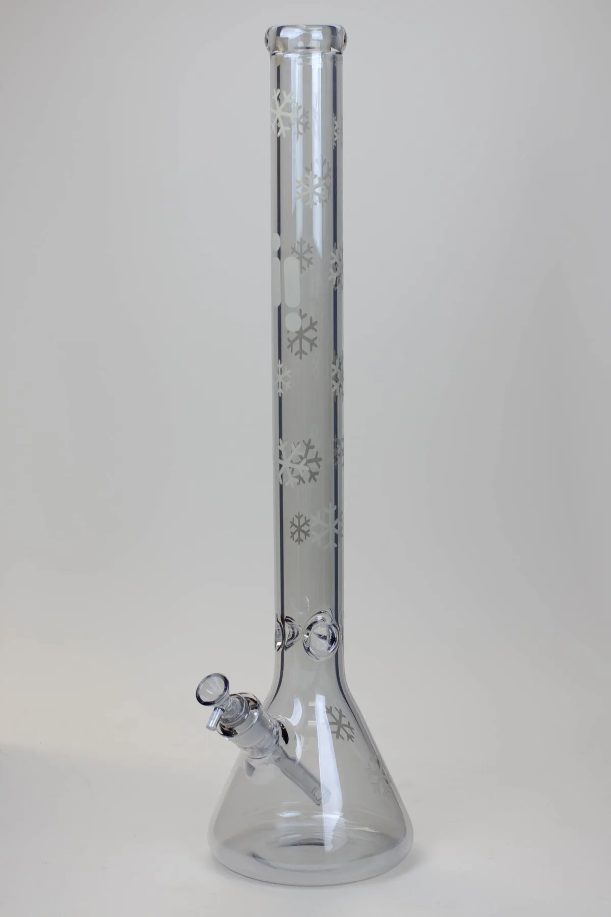24" Glow In The Dark Snowflake Beaker Bong