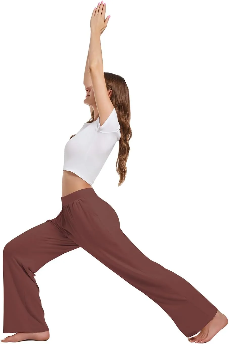 3 Pack Women's Lounge Cozy Wide Leg with Pockets Loose Flowy Yoga Sweatpants Workout Comfy Jogger Pants