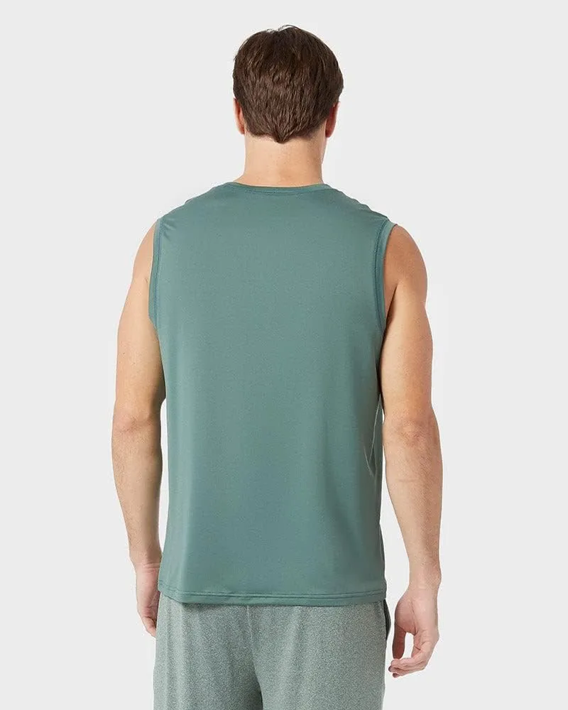 32 DEGREEES Men's Cool Classic Relaxed Tank | Anti-Odor | 4-Way Stretch | Moisture Wicking