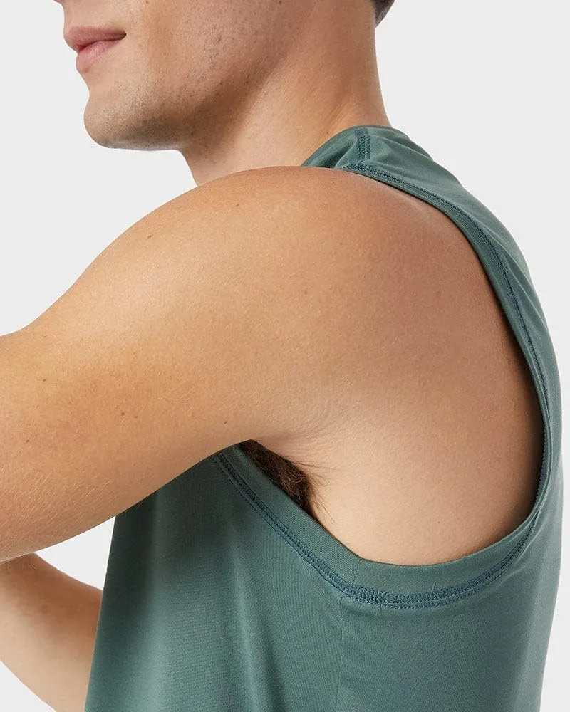 32 DEGREEES Men's Cool Classic Relaxed Tank | Anti-Odor | 4-Way Stretch | Moisture Wicking