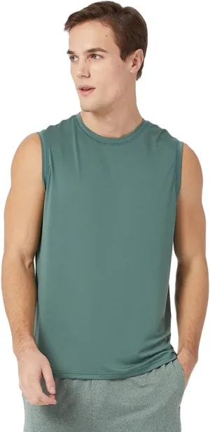 32 DEGREEES Men's Cool Classic Relaxed Tank | Anti-Odor | 4-Way Stretch | Moisture Wicking