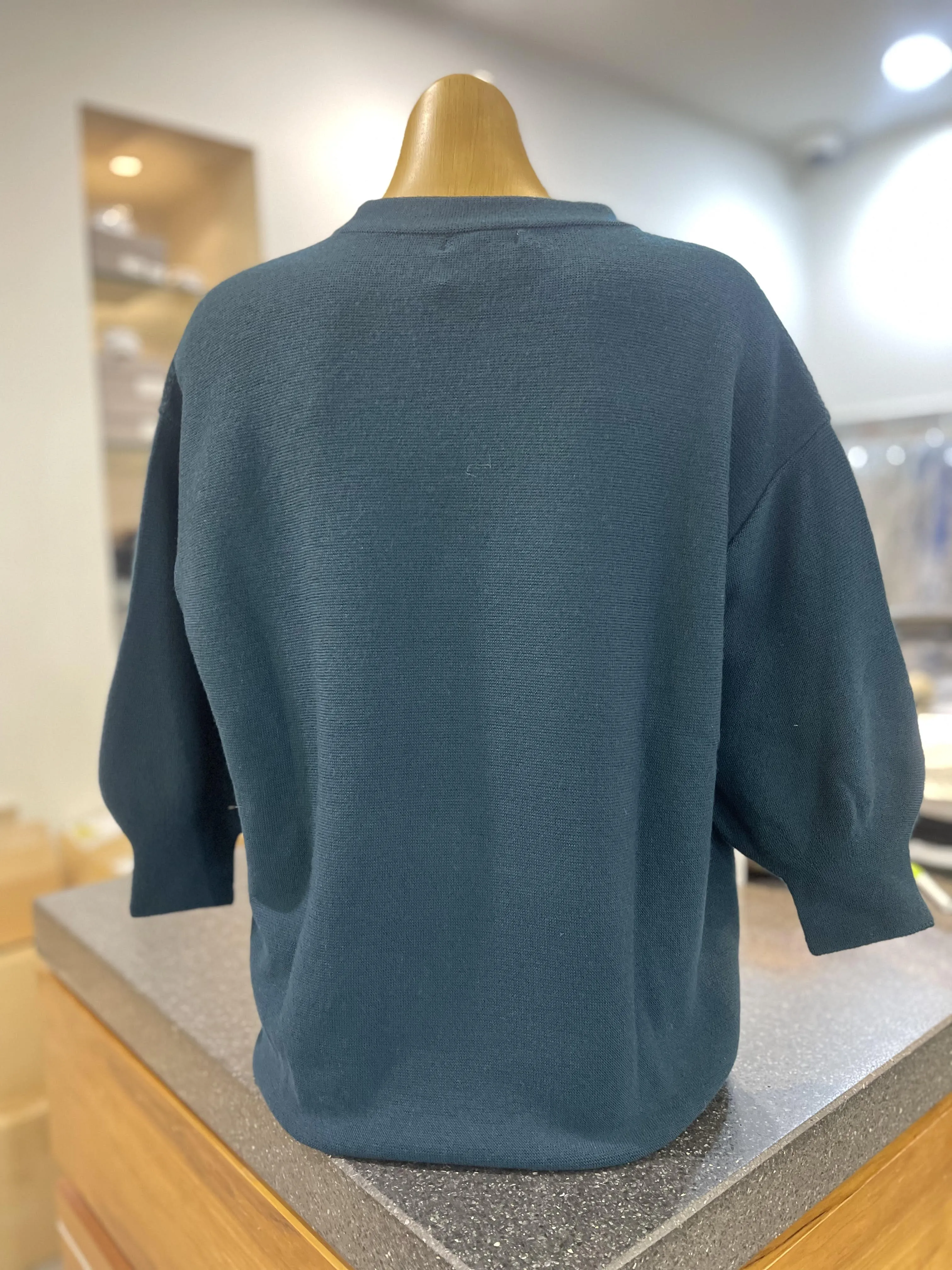 3/4 Tulip Sleeve Jumper - Pinetree