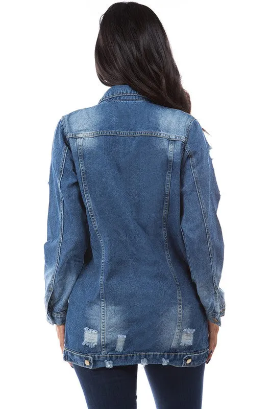 A Girls Favorite Fashion Denim Jacket