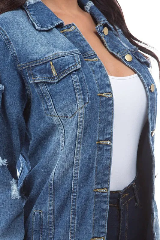 A Girls Favorite Fashion Denim Jacket