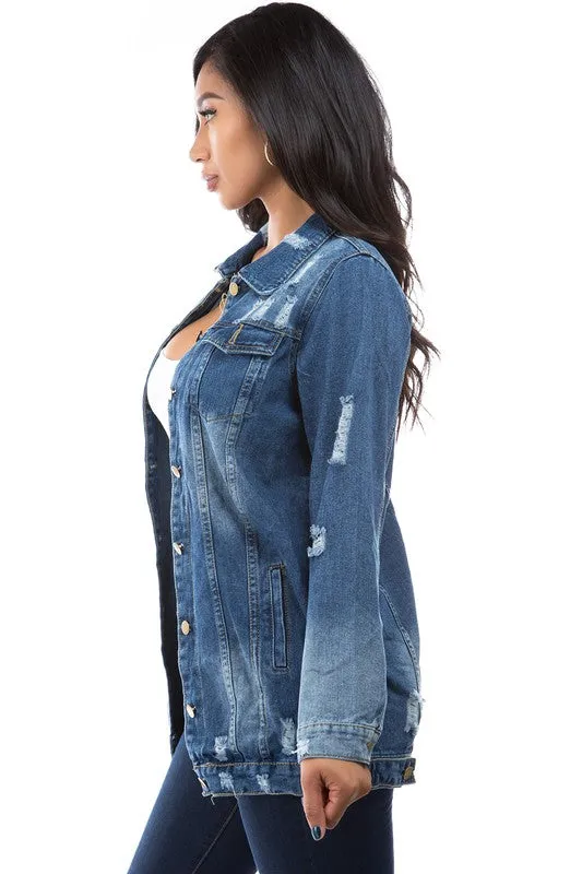 A Girls Favorite Fashion Denim Jacket