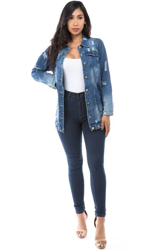 A Girls Favorite Fashion Denim Jacket