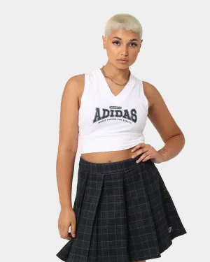 Adidas Women's Original Class Of '72 Crop Top White