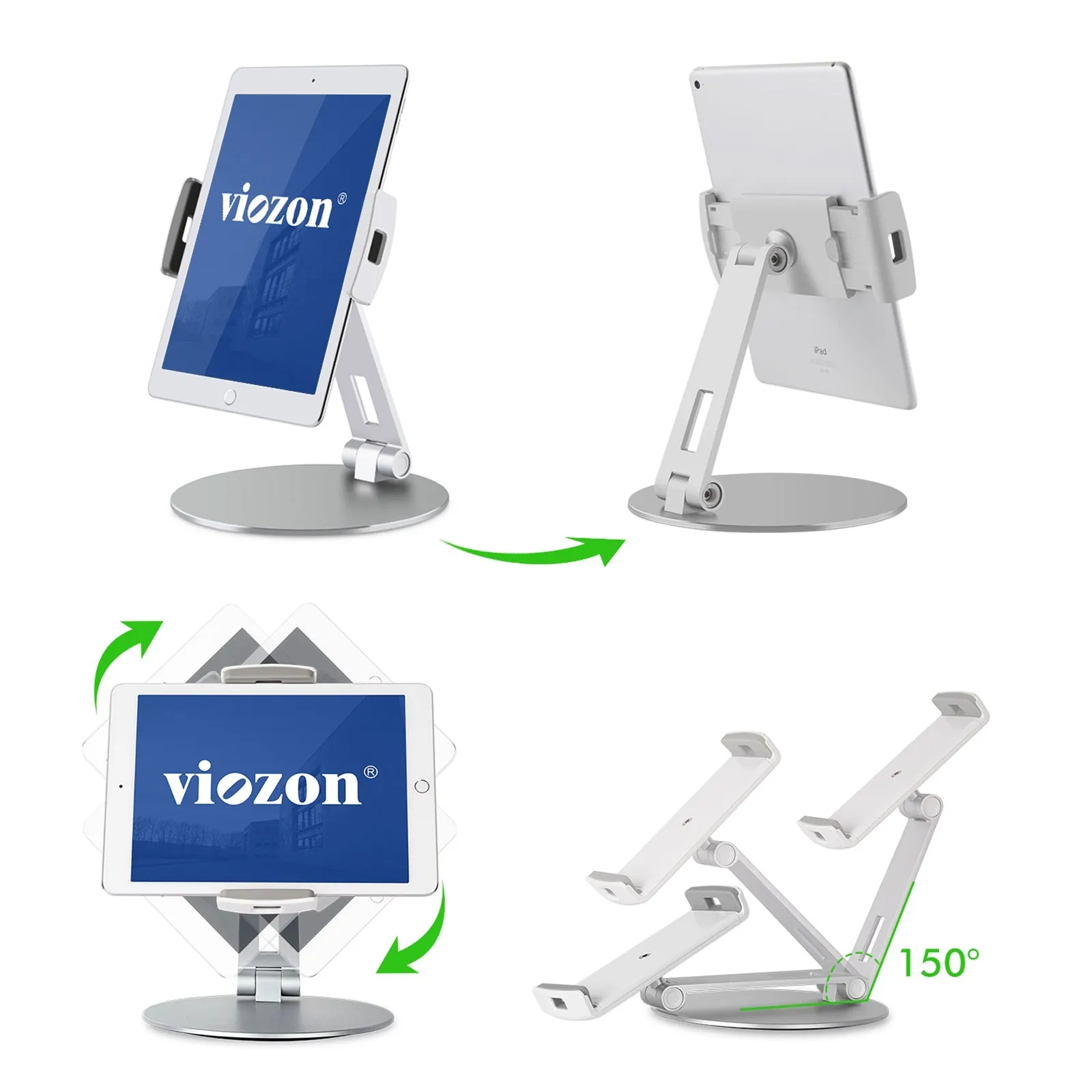 Adjustable Desk Stand for 3.5-10" Phone & Tablet(AP-7C)