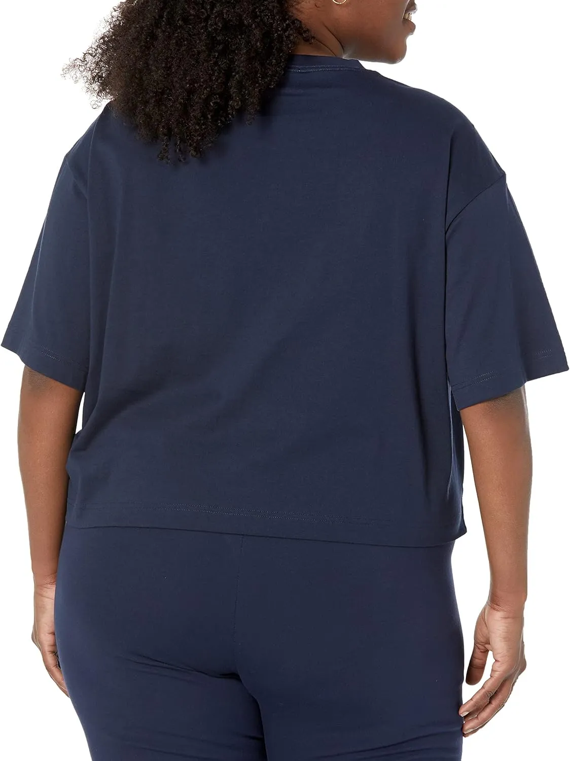 Amazon Essentials Women's Organic Cotton Drop Shoulder Relaxed Boxy Short-Sleeve T-Shirt (Available in Plus Size)