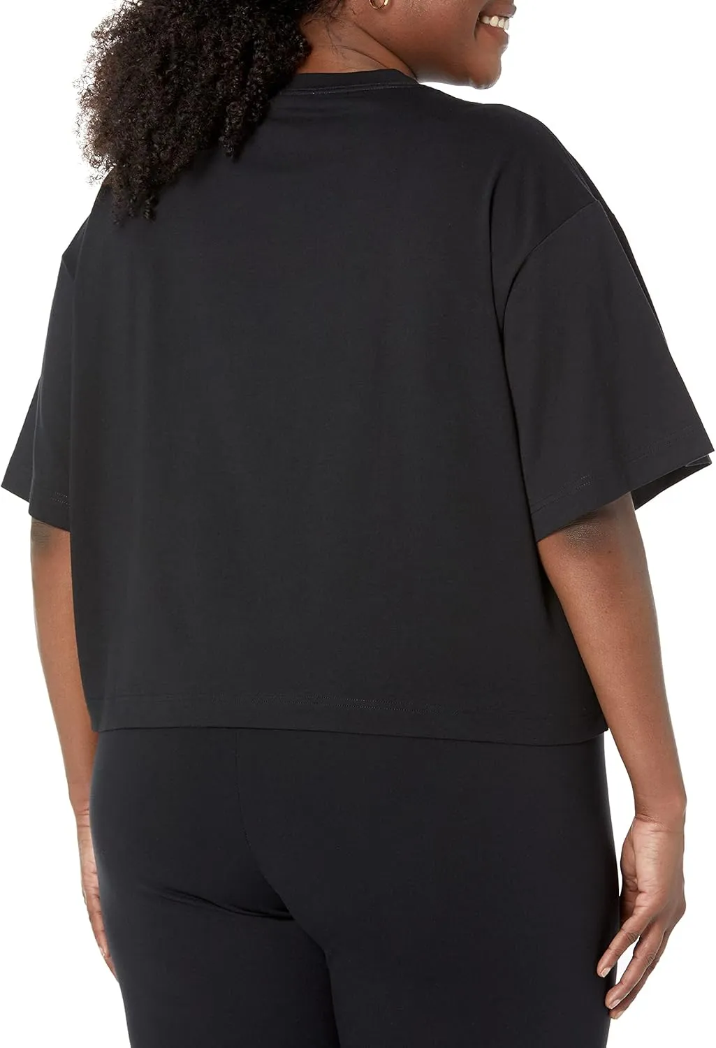 Amazon Essentials Women's Organic Cotton Drop Shoulder Relaxed Boxy Short-Sleeve T-Shirt (Available in Plus Size)