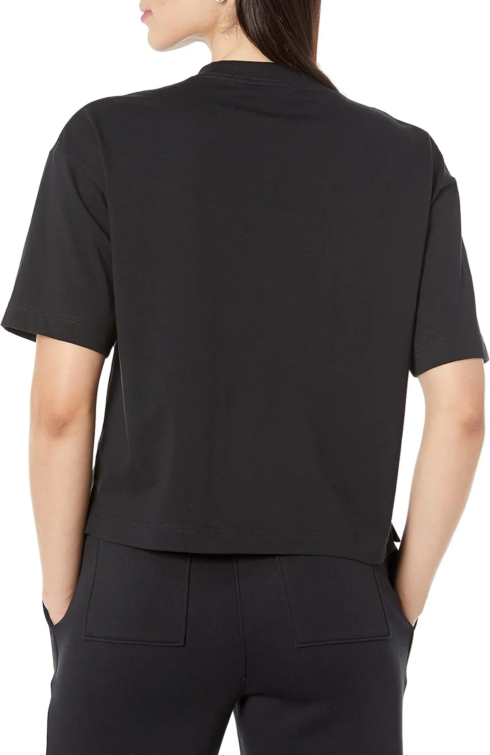 Amazon Essentials Women's Organic Cotton Drop Shoulder Relaxed Boxy Short-Sleeve T-Shirt (Available in Plus Size)