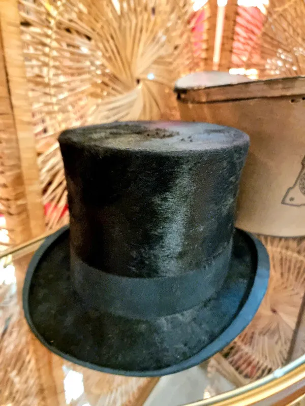 Antique Bus Top Hat Original Box