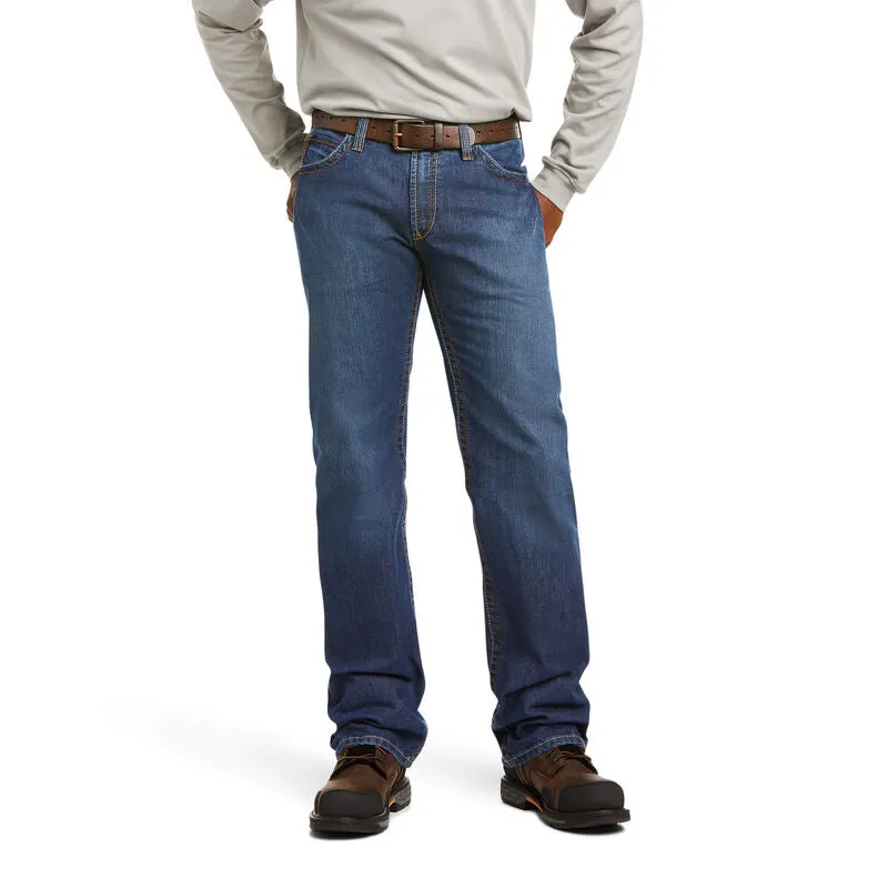 ARIAT M4 FR JEAN LOW RISE BOOT CUT-FLINT