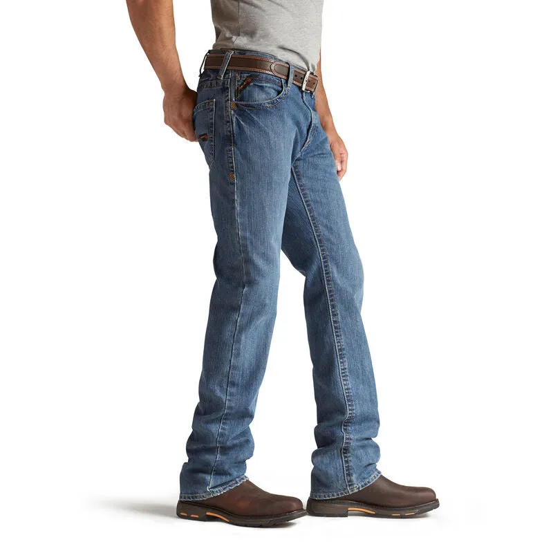 ARIAT M4 FR JEAN LOW RISE BOOT CUT-FLINT