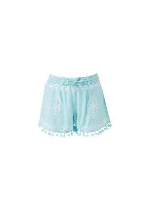 Baby Sienna Shorts Sky/White