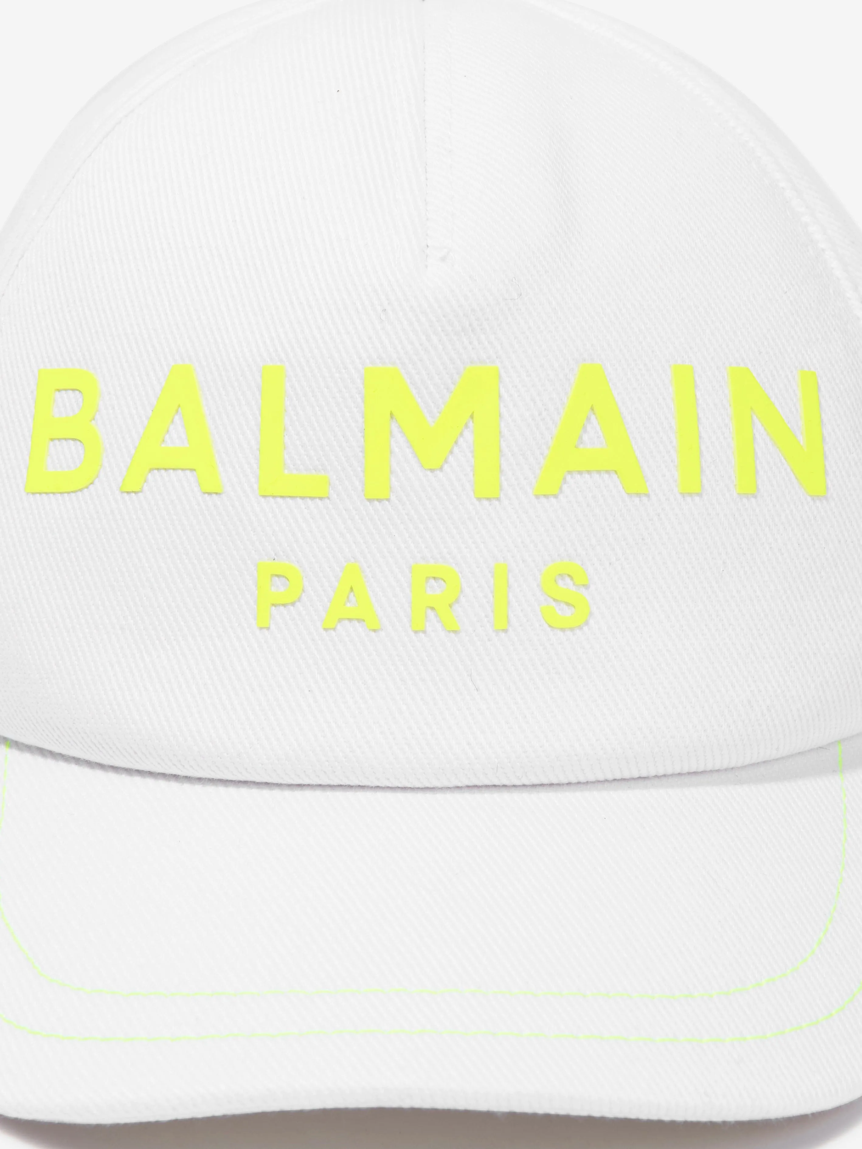 Balmain Boys Logo Cap in White