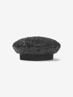Balmain Girls Beret in Black