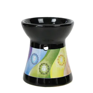 Black Chakra Ceramic Oil Diffuser
