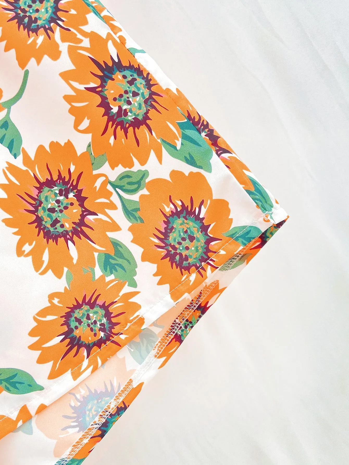 Boho Floral Natural Women Shorts