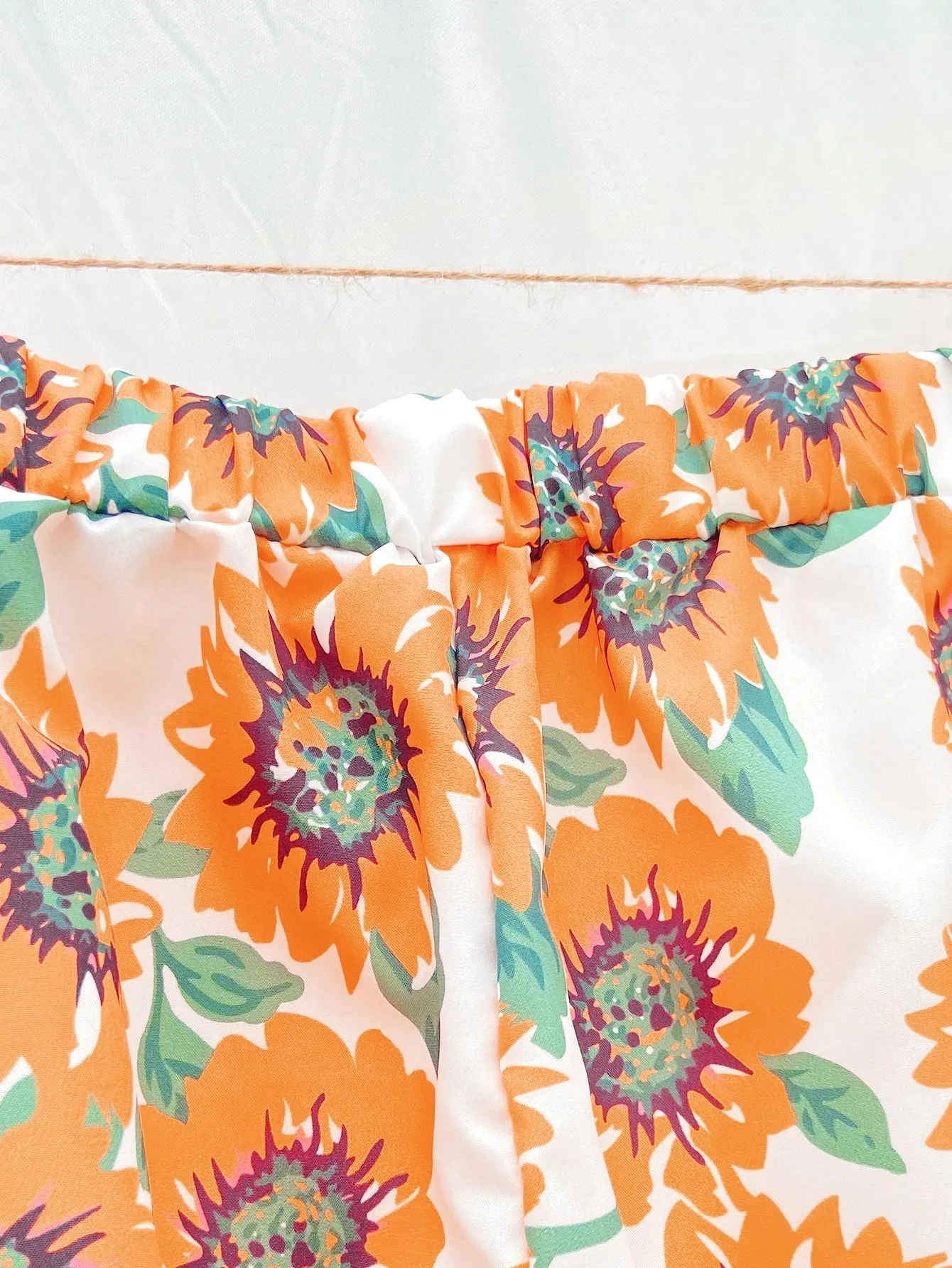 Boho Floral Natural Women Shorts
