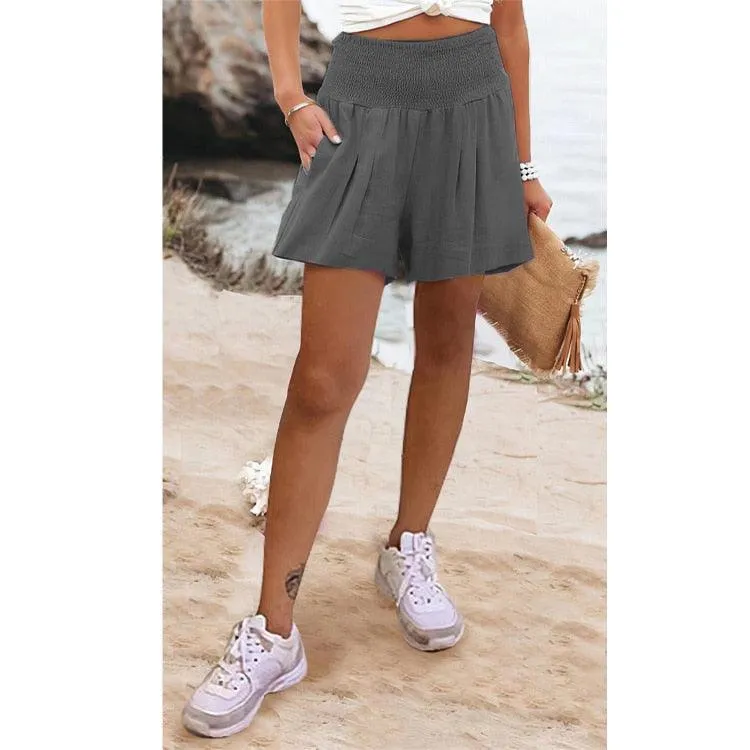 Boho High Waist Casual Shorts