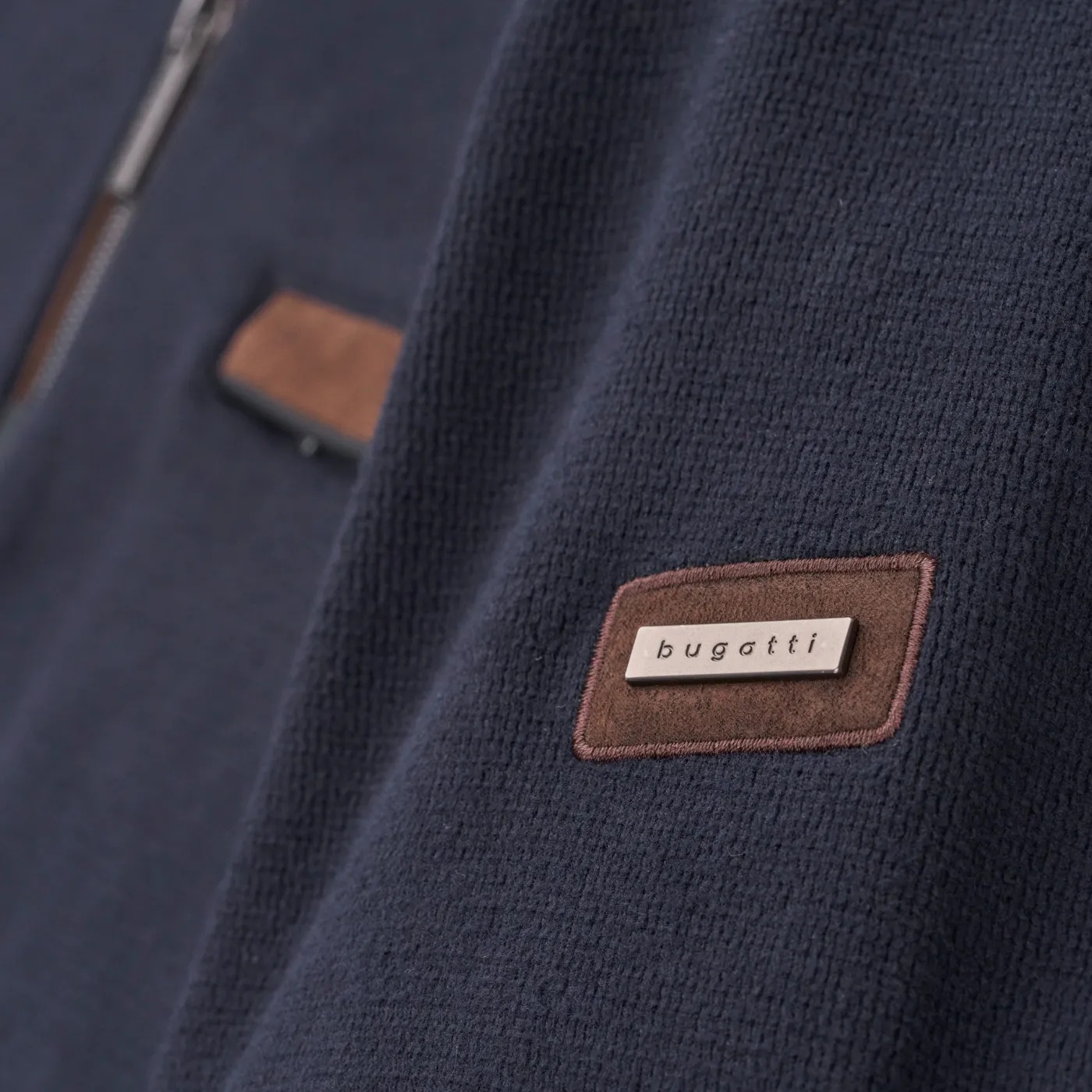 Bugatti Cotton 1/2 Zip Knitwear