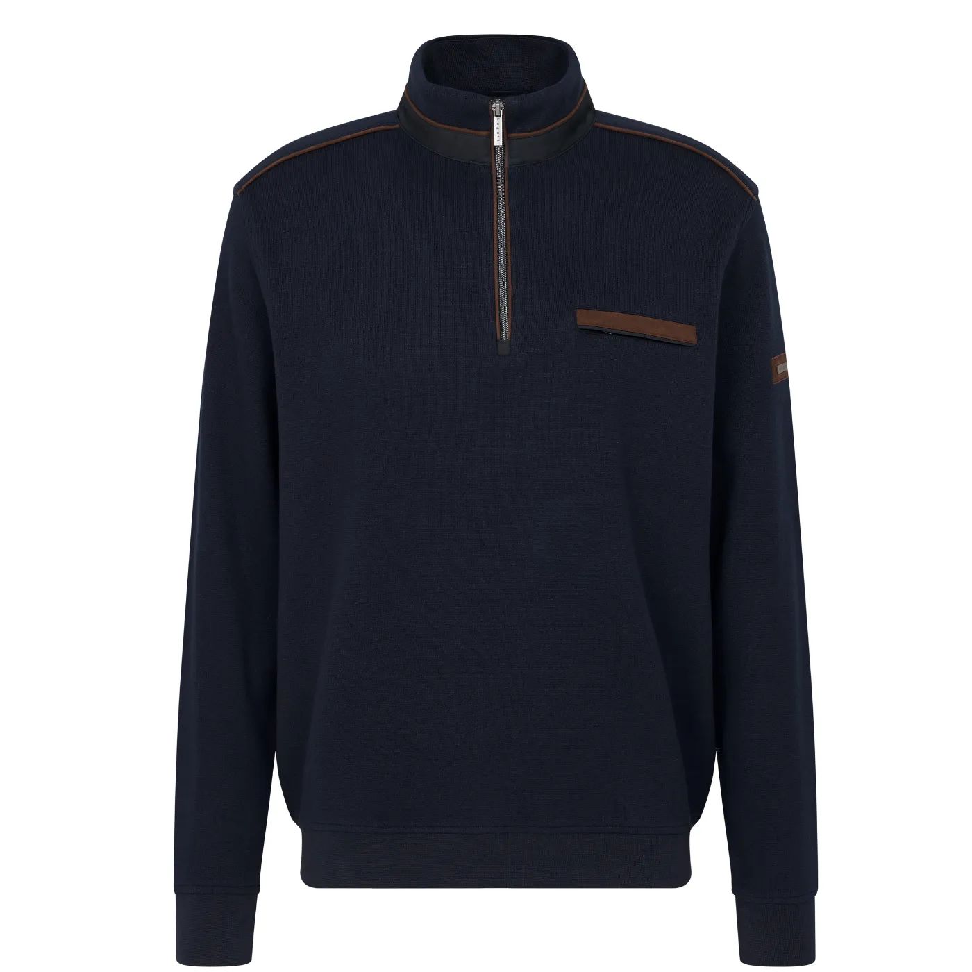 Bugatti Cotton 1/2 Zip Knitwear