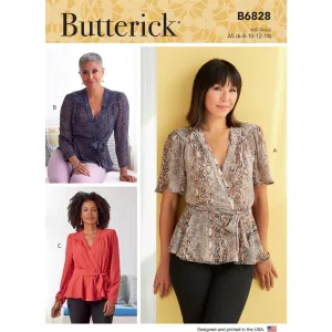 Butterick Pattern B6828 Misses' Tops