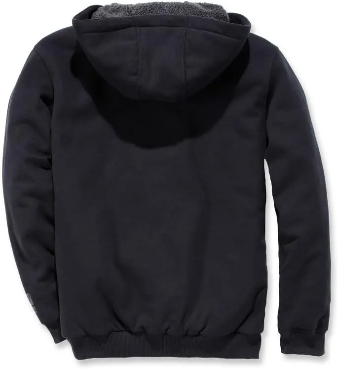 Carhartt Men's Rain Defender Relaxed Fit Midweight Sherpa-Lined Full-Zip Sweatshirt