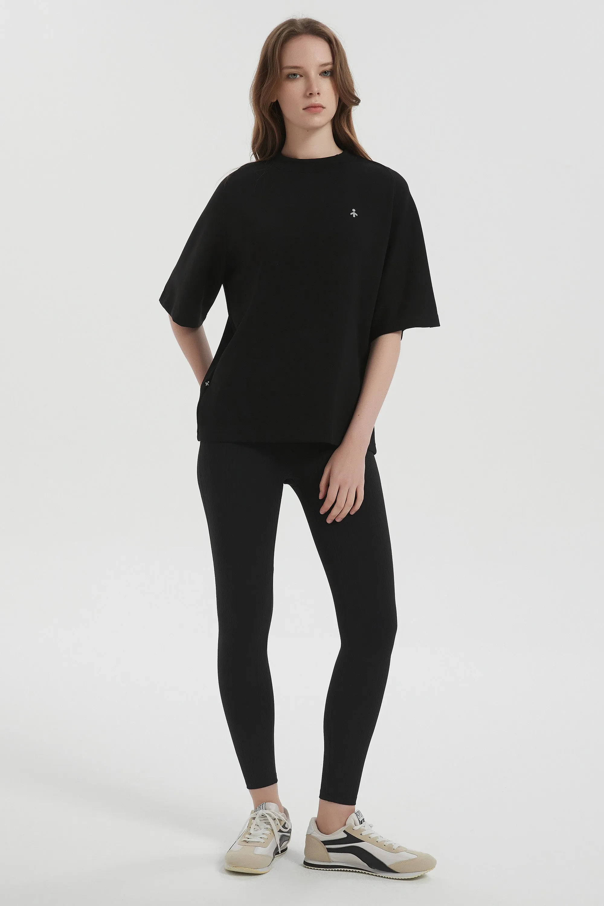 Casual Crew Neck T-Shirt Tops Basic Workout
