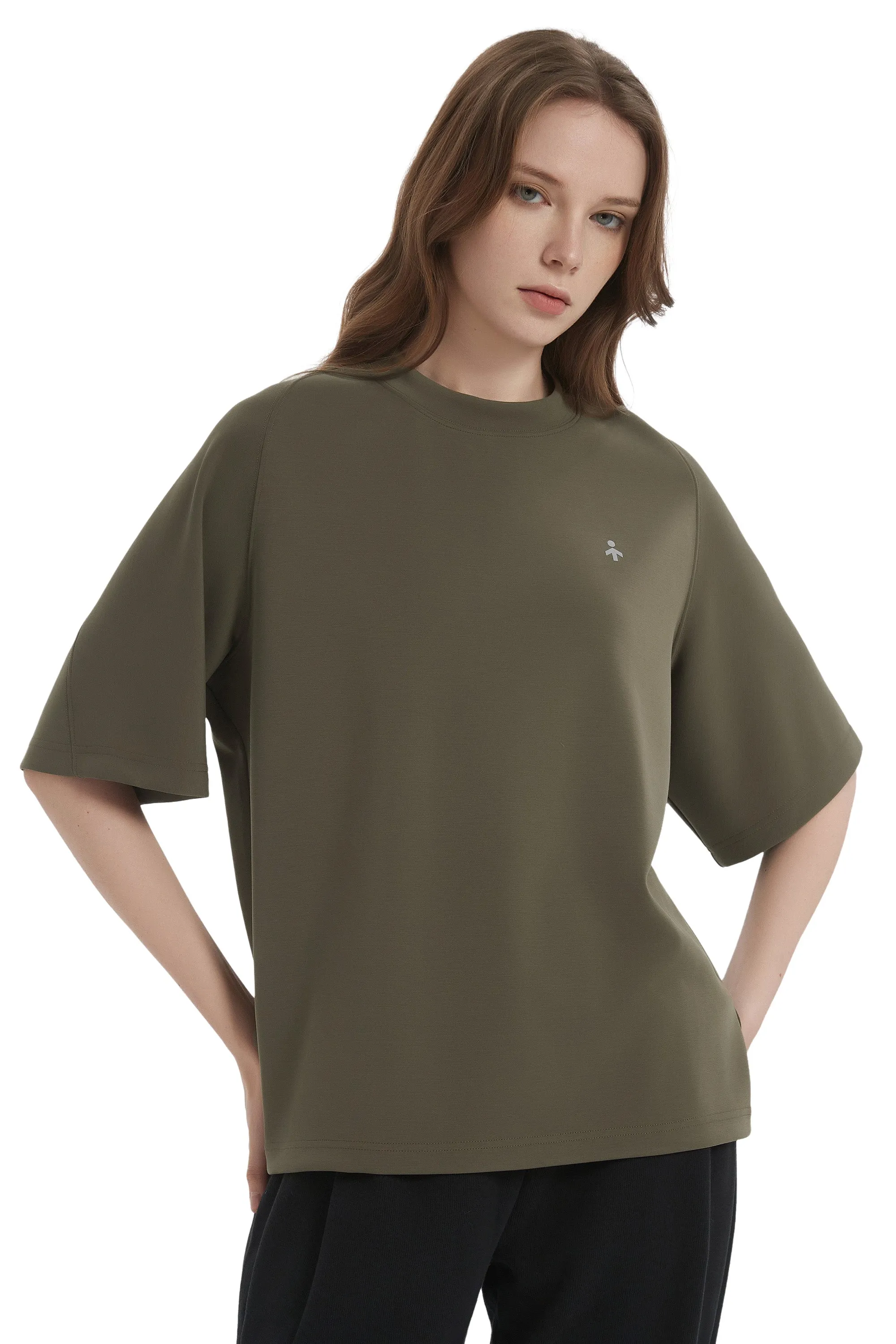 Casual Crew Neck T-Shirt Tops Basic Workout