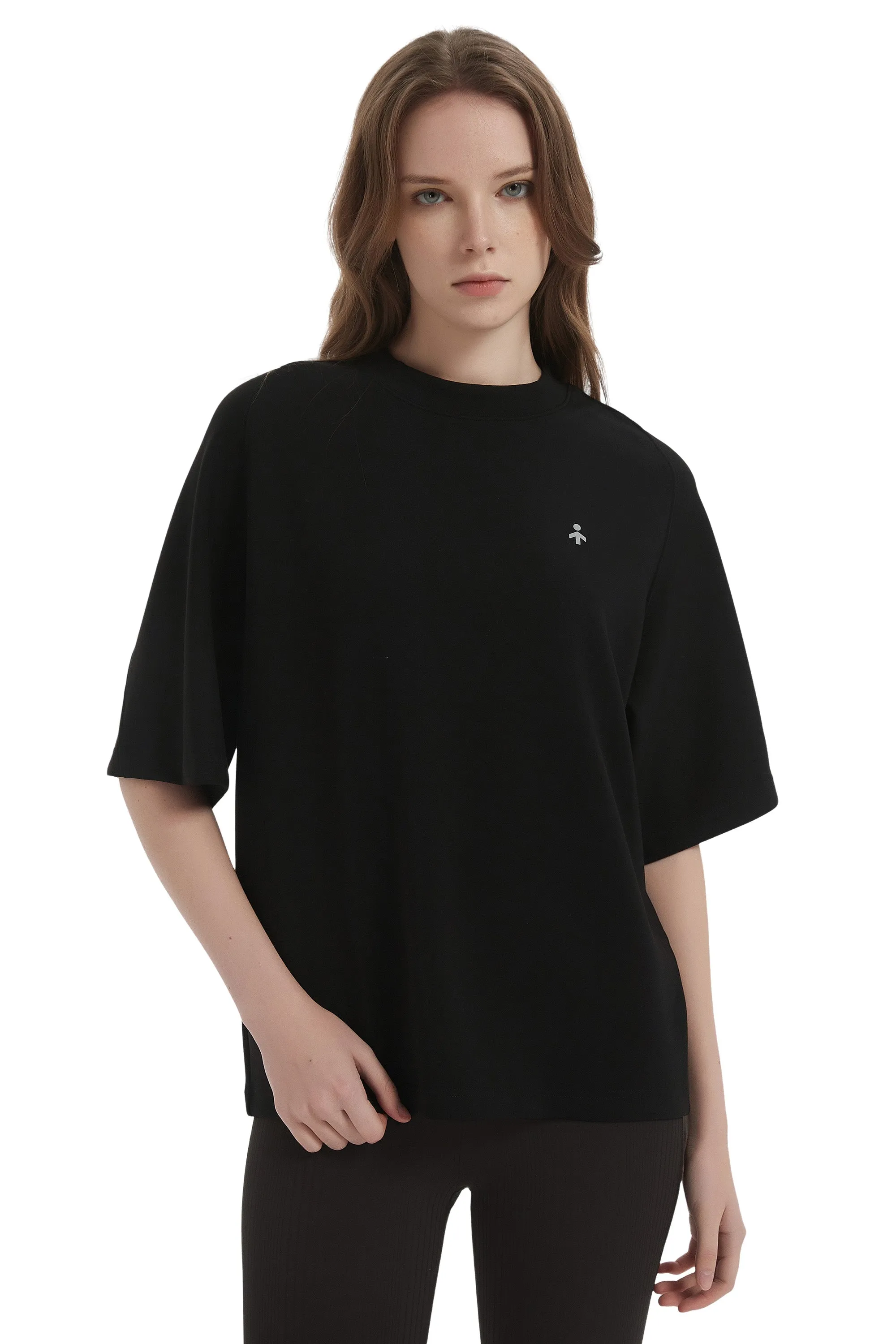 Casual Crew Neck T-Shirt Tops Basic Workout