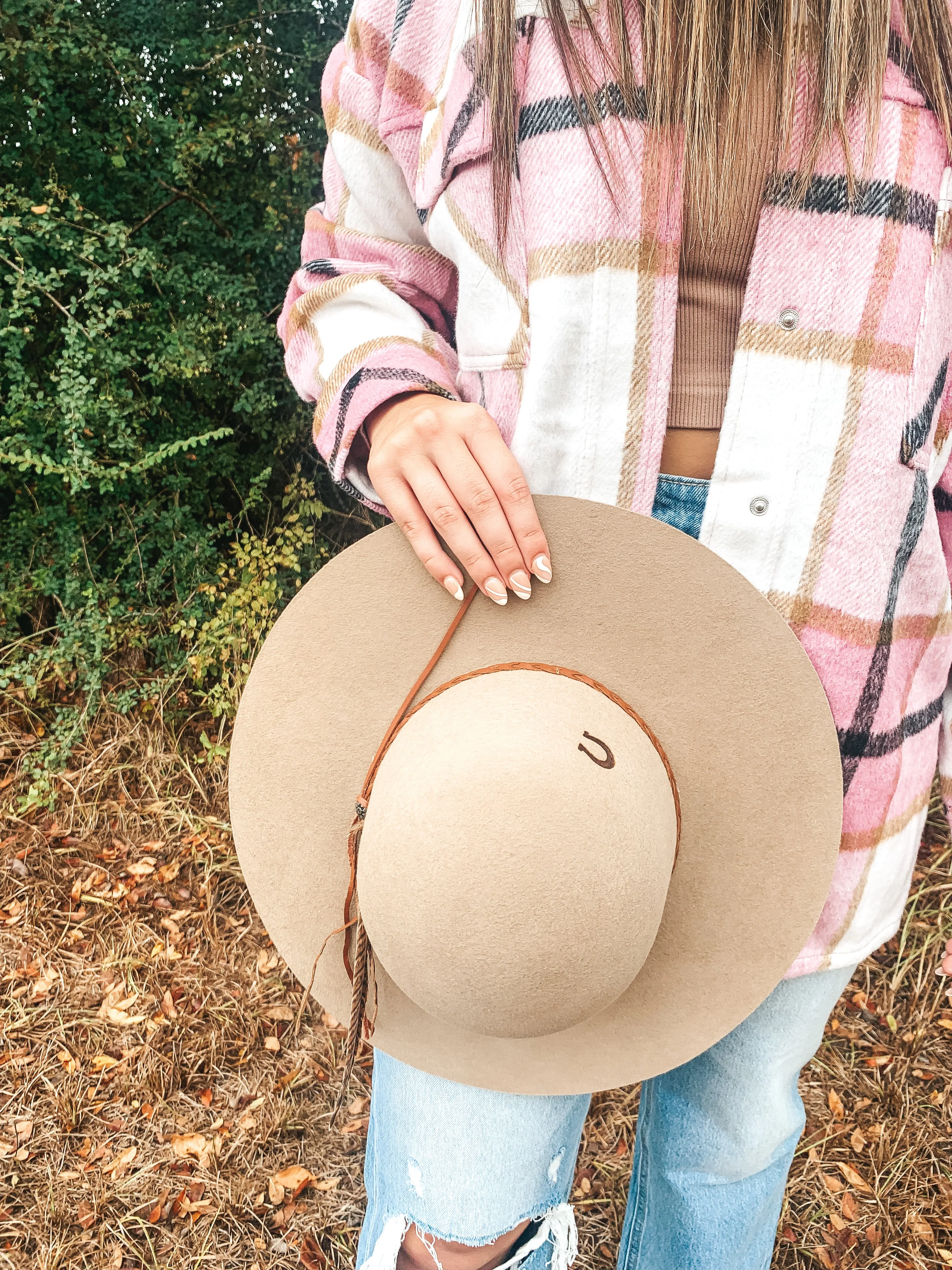 Charlie 1 Horse | Wanderlust Wool Felt Floppy Hat with Braided Band in Sand