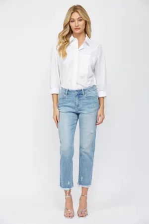 Cigarette Crop Jeans