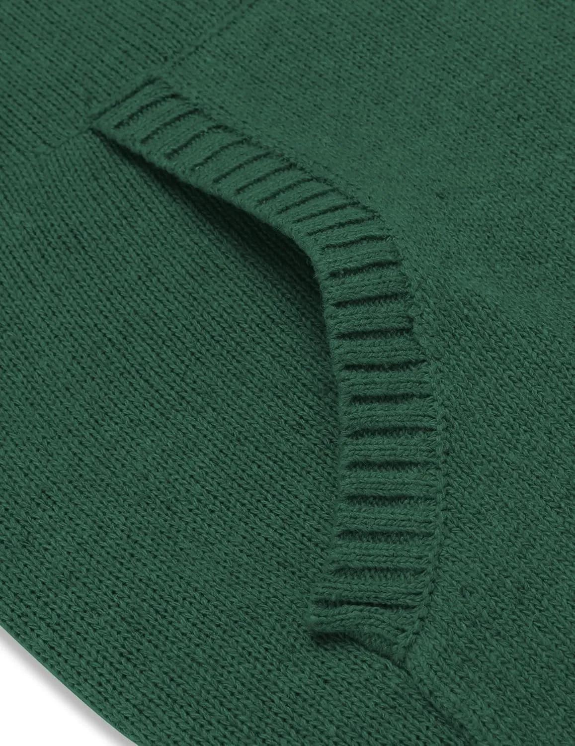 COOFANDY Men's Shawl Collar Pullover Sweater Relaxed Fit Casual Cotton Cable Knit Sweaters with Pockets