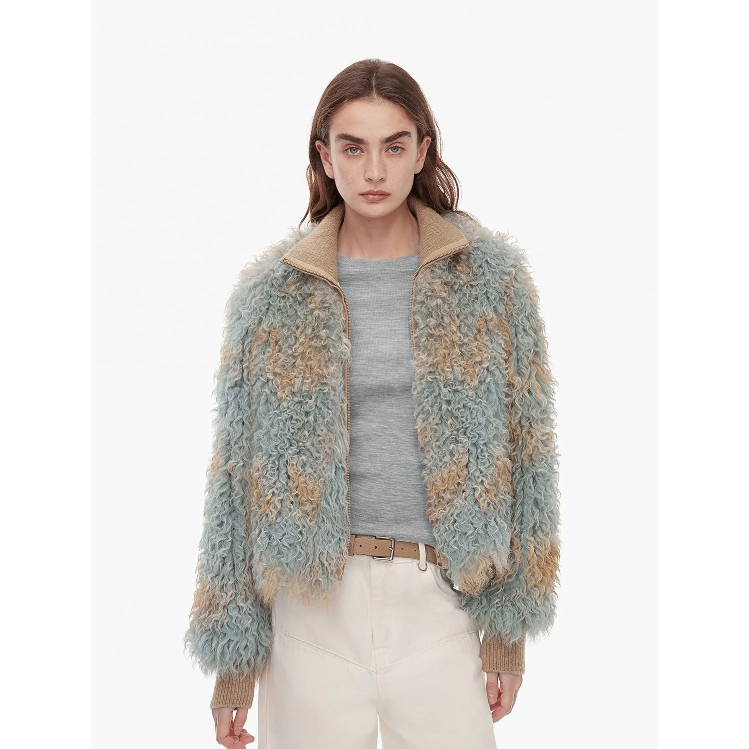 Curly Lambswool Coat