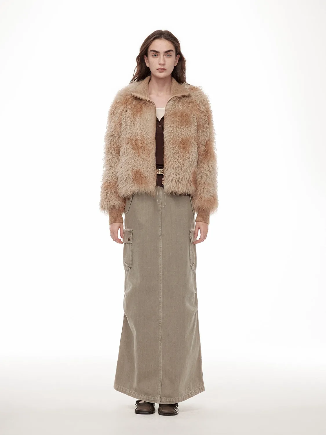 Curly Lambswool Coat