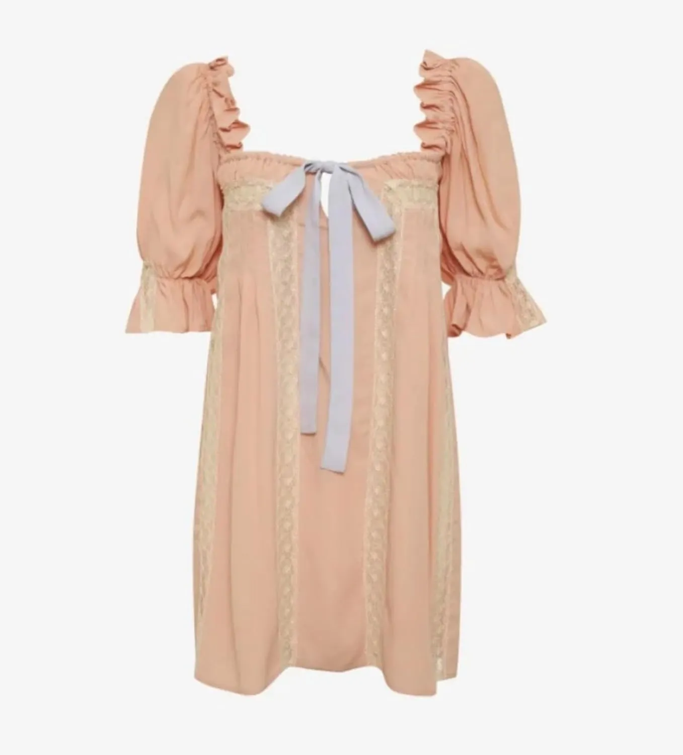 CUTEGAL Babydoll Dress for Women - Puff Sleeve, Bow, Fairy, Boho, Floral, Cute, Ruffle Mini Dress