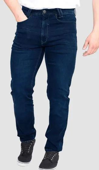D555 Men's PUTNEY Super Stretch Knitted Denim In 1959 Fit 40 to 60