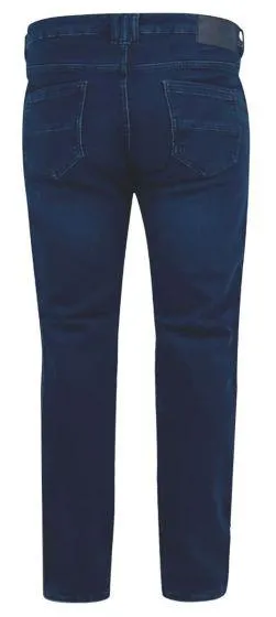 D555 Men's PUTNEY Super Stretch Knitted Denim In 1959 Fit 40 to 60