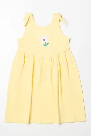 Dress With Bows Yellow