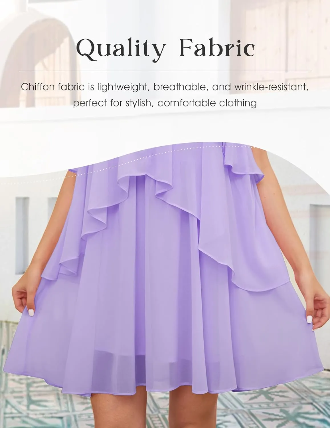 DRESSTELLS Women's Casual Halter Ruffle Tiered Dresses, Beach Wedding Cocktail Party Mini Sundress