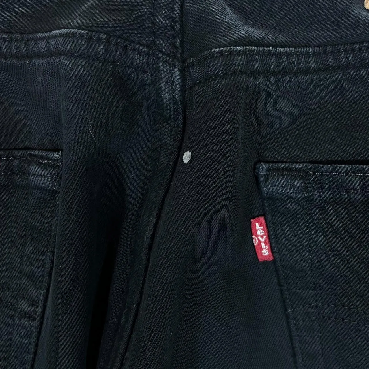 Early 00's LEVI'S 501 Classic Black Denim Straight Leg Regular Fit Jeans