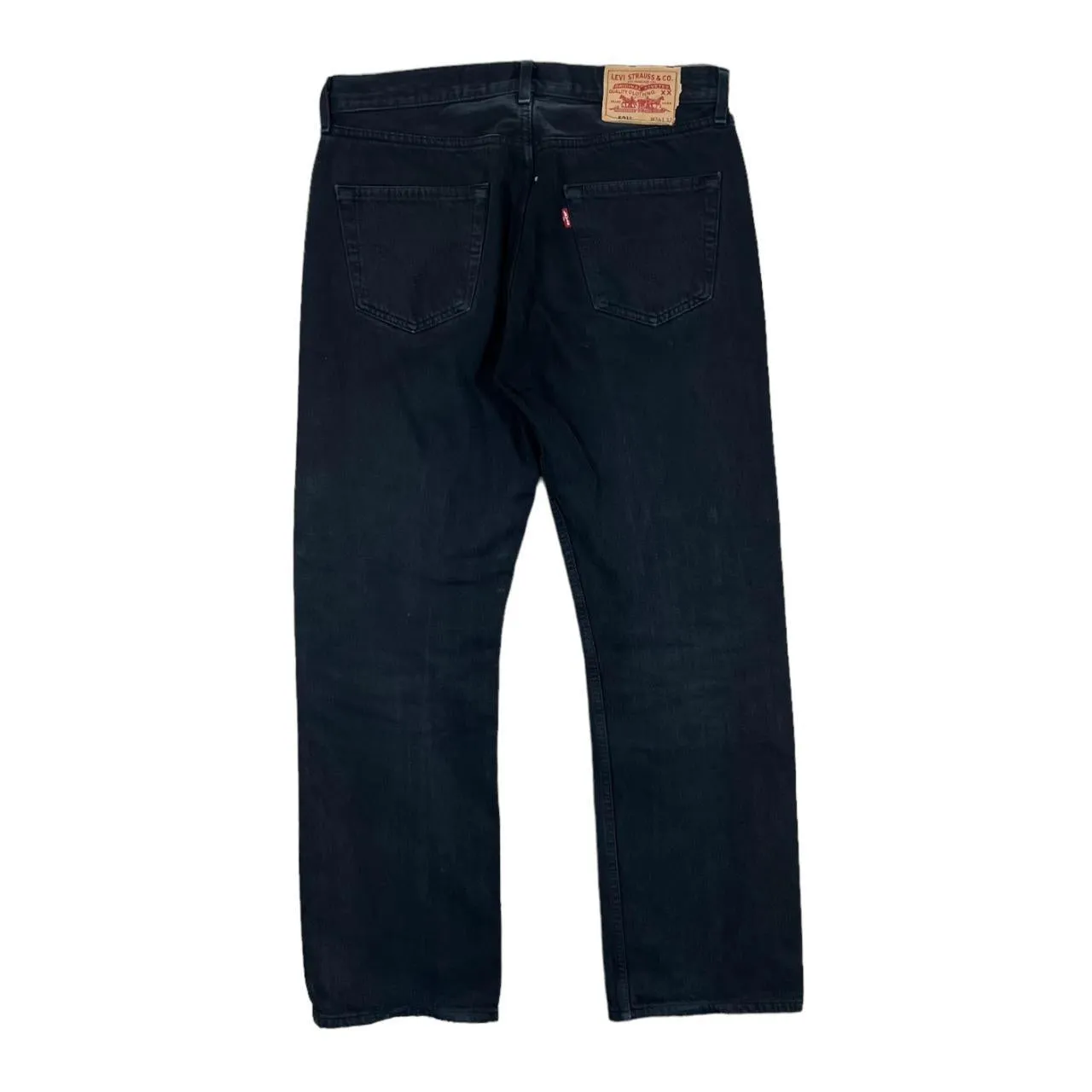 Early 00's LEVI'S 501 Classic Black Denim Straight Leg Regular Fit Jeans