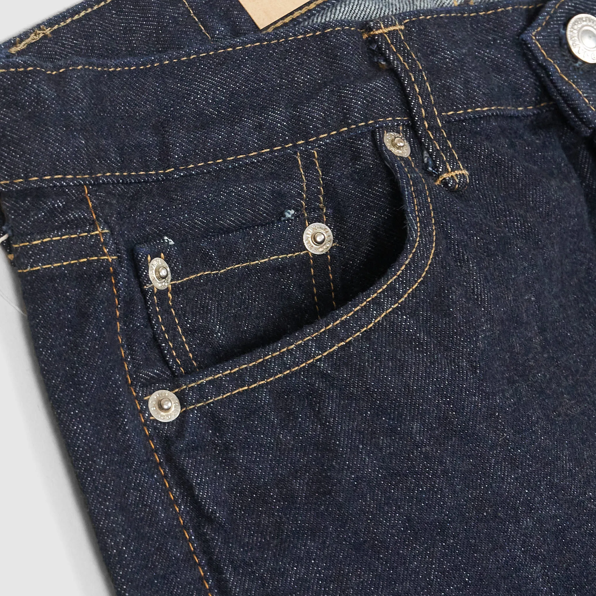 Edwin Regular Tapered Rinsed Denim Selvage Jeans