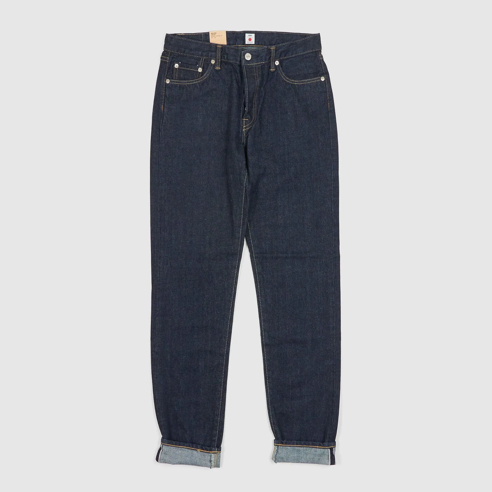 Edwin Regular Tapered Rinsed Denim Selvage Jeans
