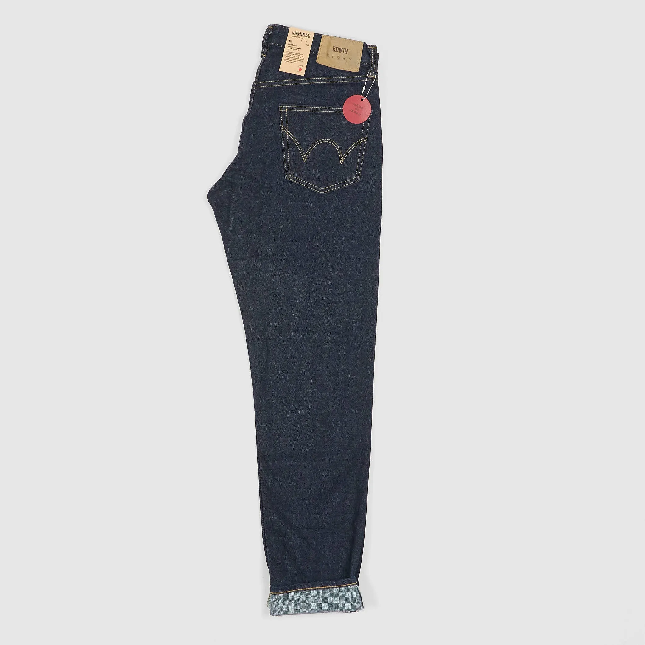 Edwin Regular Tapered Rinsed Denim Selvage Jeans