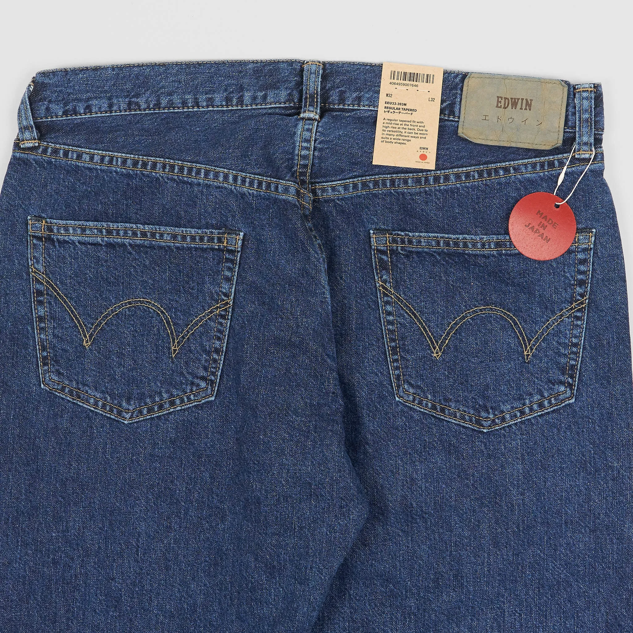 Edwin Regular Tapered Stone Washed Selvage Denim Jeans