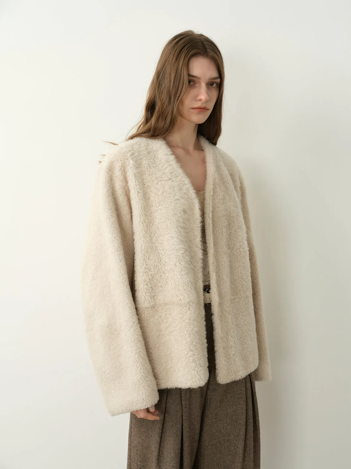 Elegant Mid-Length Fur Coat